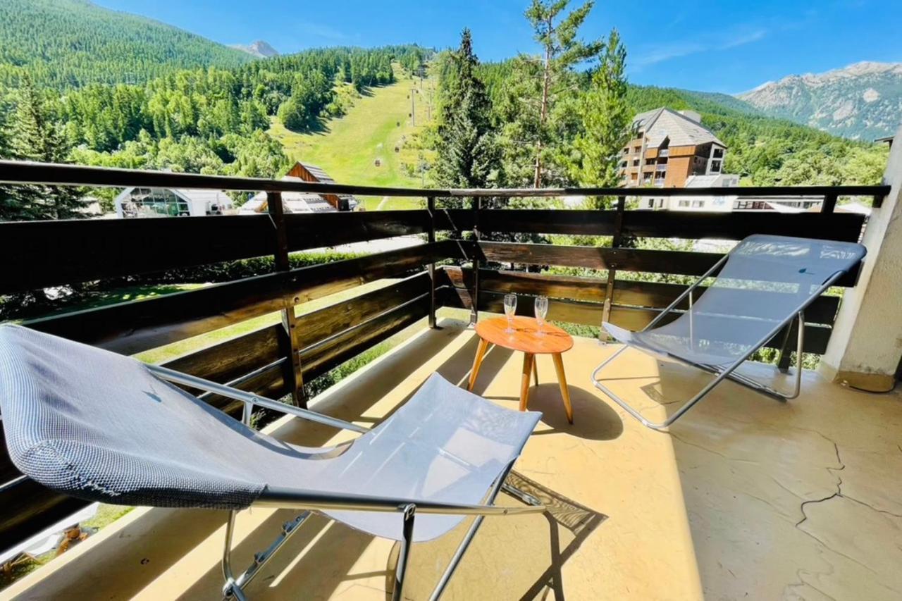 Serre-Chevalierstudio Terrace Next To Ski Slopes 圣沙夫雷 外观 照片