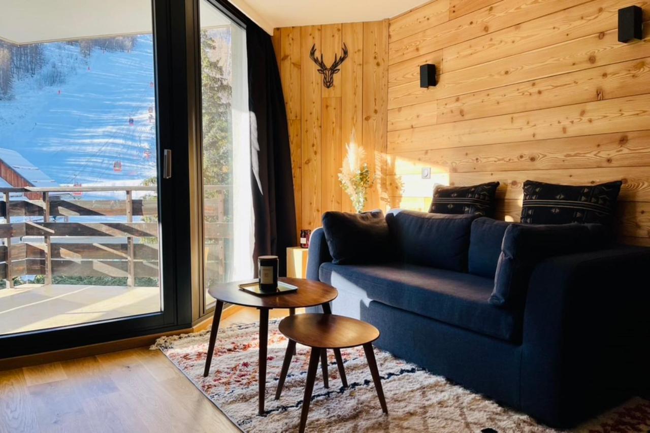 Serre-Chevalierstudio Terrace Next To Ski Slopes 圣沙夫雷 外观 照片