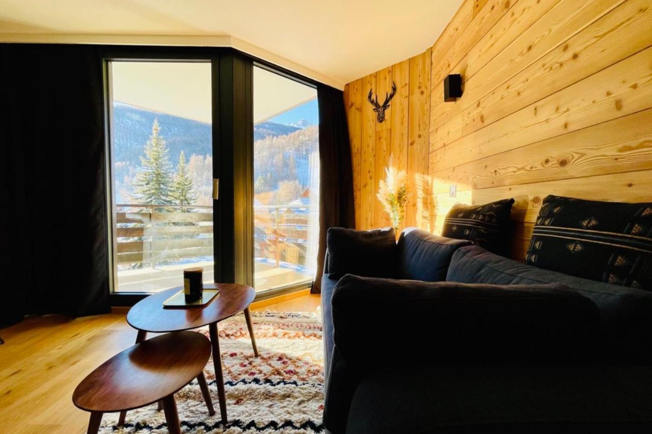 Serre-Chevalierstudio Terrace Next To Ski Slopes 圣沙夫雷 外观 照片